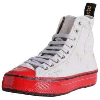 R13 Courtney High top Canvas Shoes 7.5cm Women's Gray