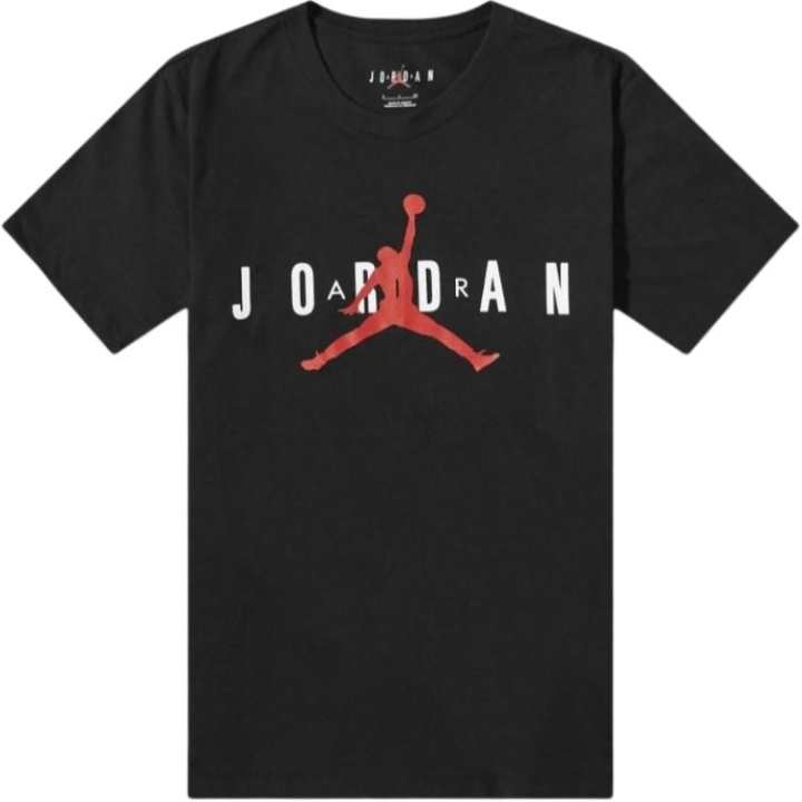 Jordan Jordan Air T Shirts Men's Black Crew Neck Moderate