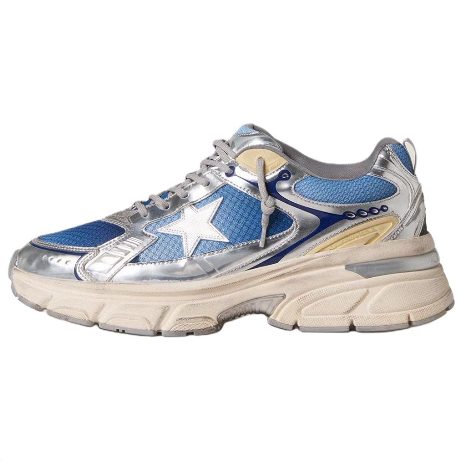 Golden Goose Lightstar Low top Casual Shoes Women's Light Blue