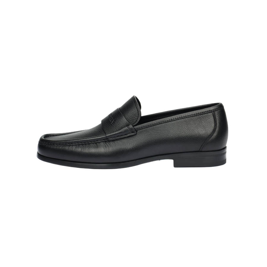 Ferragamo FERRAGAMO Logo-debossed Leather Loafers
