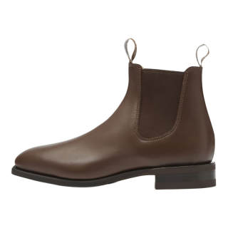 R.M.WILLIAMS Leather Short Chelsea Boots Men's Brown