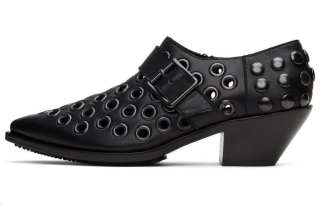 JUNYA WATANABE 50mm Rivet-detail Leather Boots