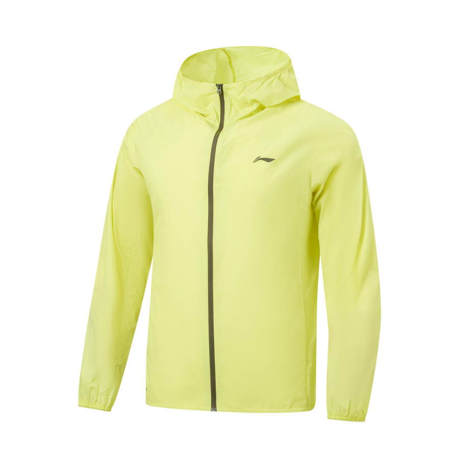 Li-Ning Li Ning Fitness Series Trench Coat Men's Yellow Firefly Green