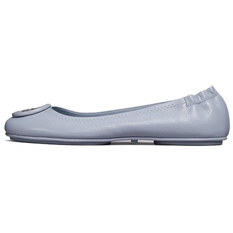 TORY BURCH Minnie Leather Casual Shoes Women's Blue