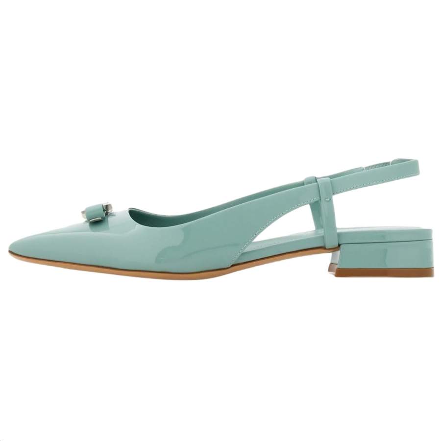 FERRAGAMO Vara Casual Shoes Women's Green