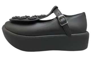 Tokyo Bopper Cow Leather Low top Casual Shoes 5cm Women's Black