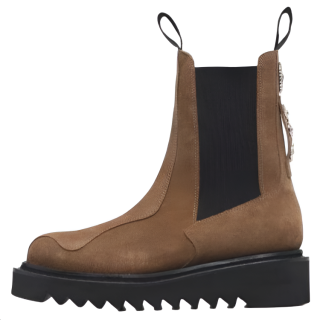 TOGA VIRILIS Short Chelsea Boots Men's Umber