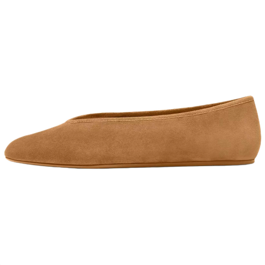 COACH Houston Suede Casual Shoes 0.6cm Women's Coconut