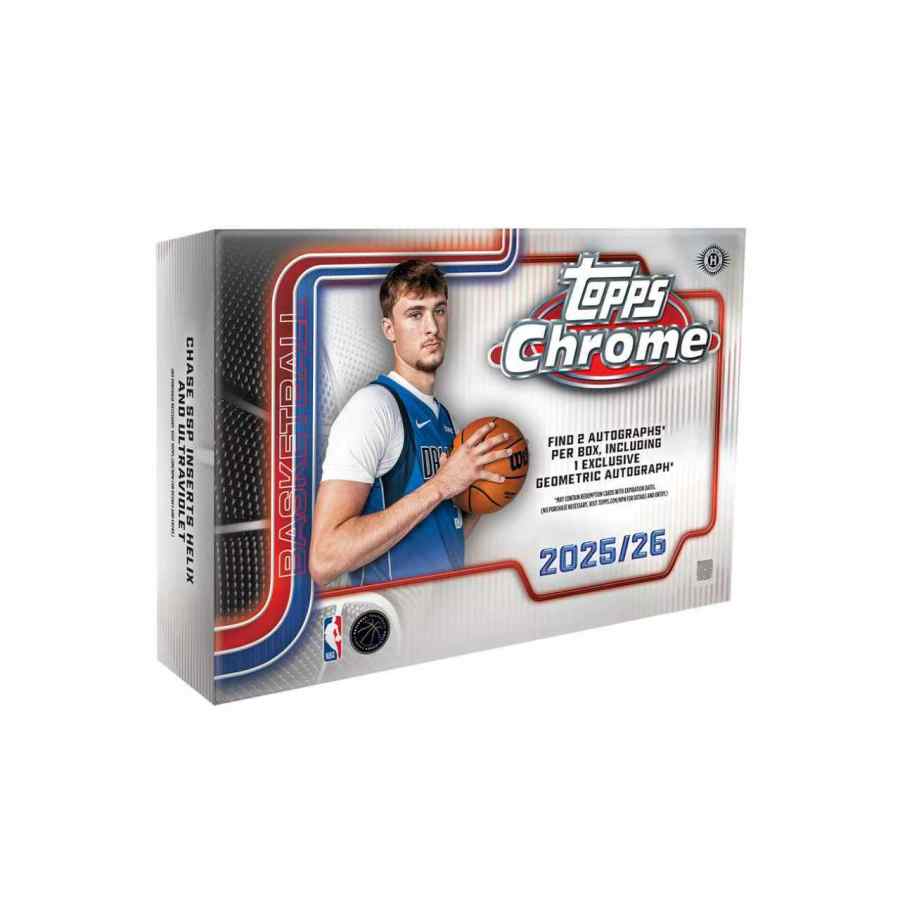 Topps 25 26 Basketball NBA ToppsChrome Sports Cards Whole Box