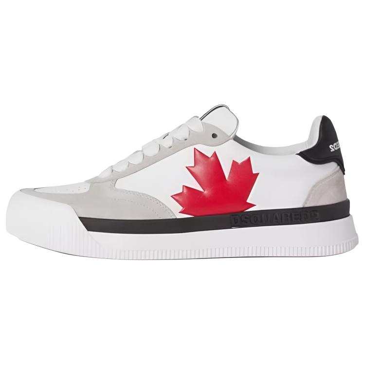 DSQUARED 2 DSQUARED 2 Cow Leather Low top Skateboard Shoes Men's Red