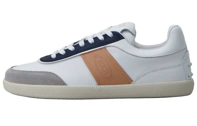 TOD'S Leather Low top Stylish Skateboarding Shoes Women's Multicolor