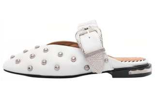 Toga Pulla Stud-embellished Leather Mules
