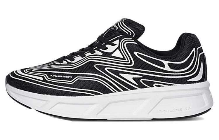 FESSURA PU, Textile Low top Casual Shoes Unisex Black White