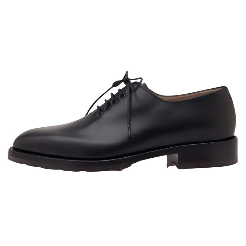 MANOLO BLAHNIK Leather Dress Shoes Men's Black