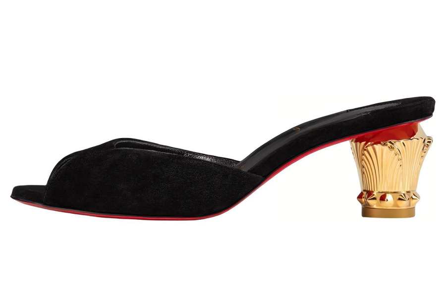 Christian Louboutin CL Slide Slippers Women's Black