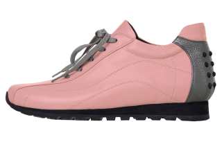 OPENyy Leather Low top Casual Shoes Women's Pink