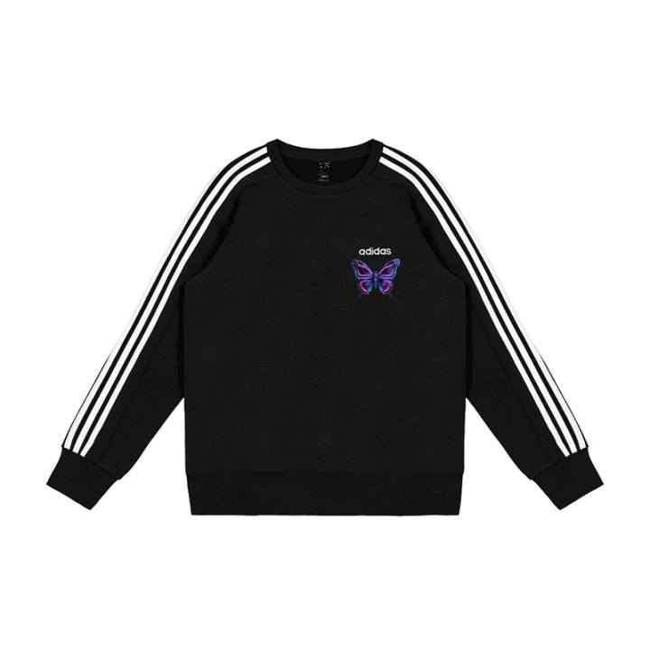 Adidas Adidas Sweatshirts Men's Black Crew Neck Moderate Regular