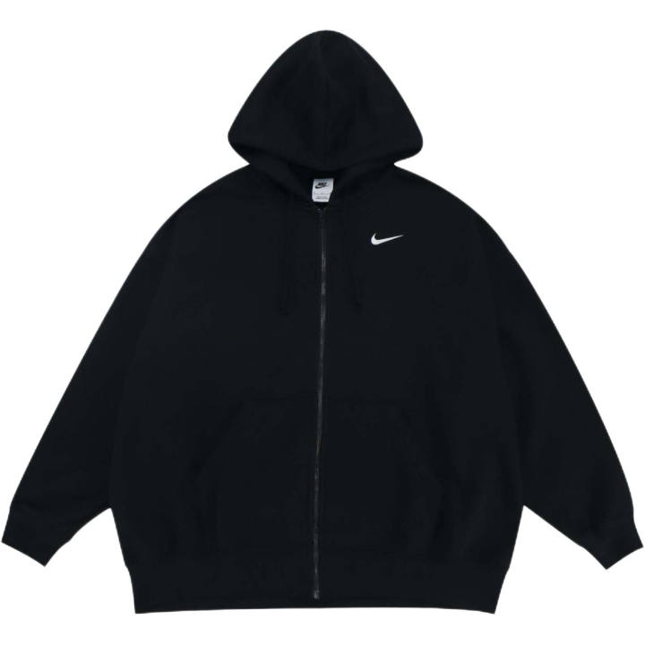 Nike Nike Sweatshirts Unisex Black Hooded Thickened Cardigan