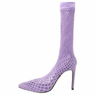 GCDS Fabric Ankle Boots Women's Purple