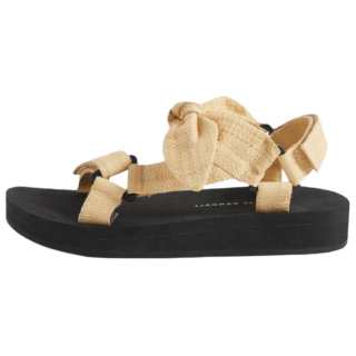 Loeffler Randall Fabric Beach Sandals 3cm Women's Khaki