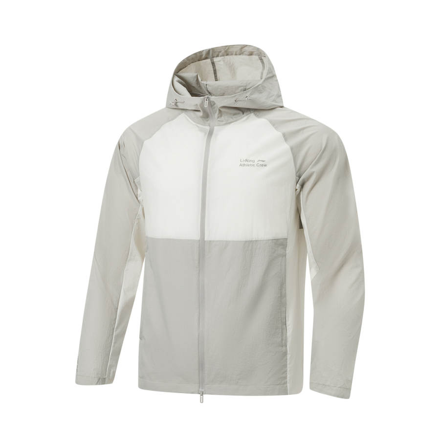 Li-Ning Li Ning Fitness Series Trench Coat Men's Smoke Gray Cavern Gray