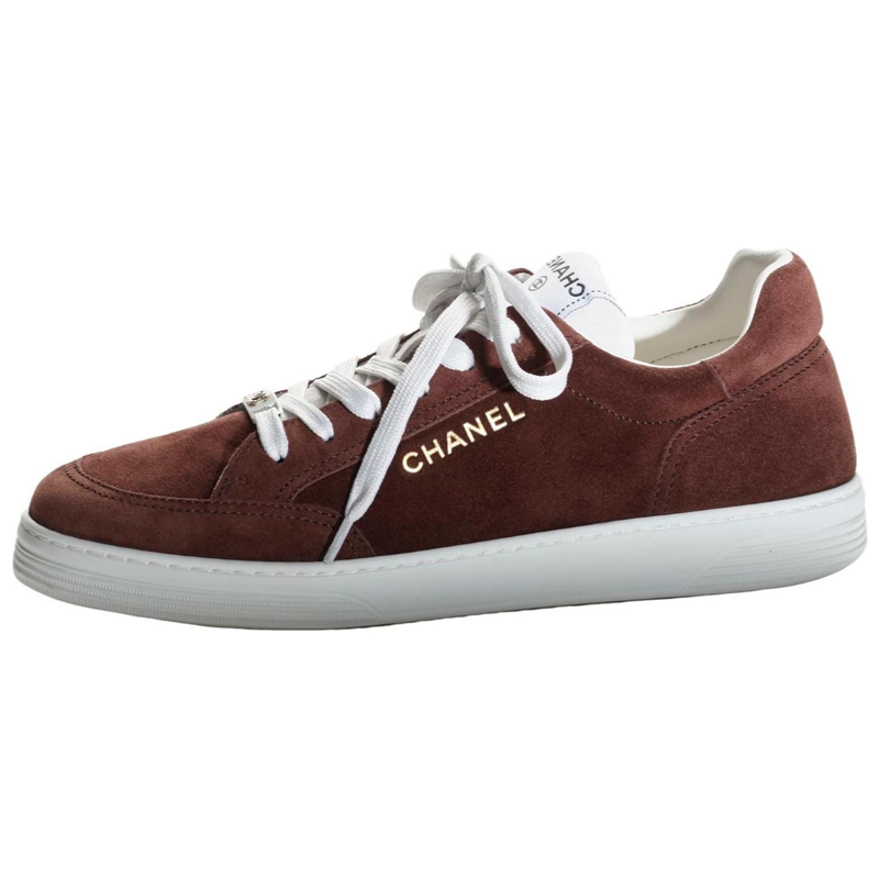 CHANEL Low top Skateboard Shoes Women's Brown