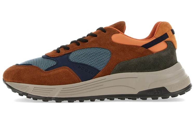 HOGAN Hyperlight Textile, Leather Lace Up Abrasion Resistant Abrasion Resistant Low top Sports Casual Shoes Men's
