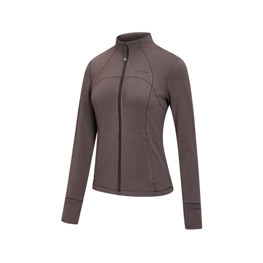 Saucony Jackets Women's Antique Coffee Stand Collar Moderate Other