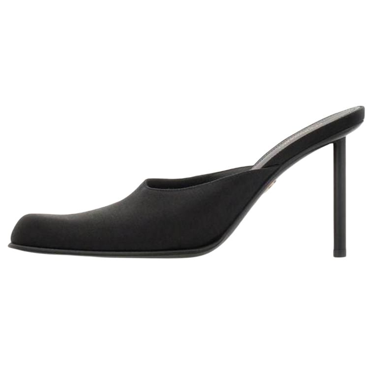 FERRAGAMO Closed Toe Slippers 9.5cm Women's Black
