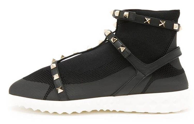Valentino Casual Shoes Women's Mid Top Black