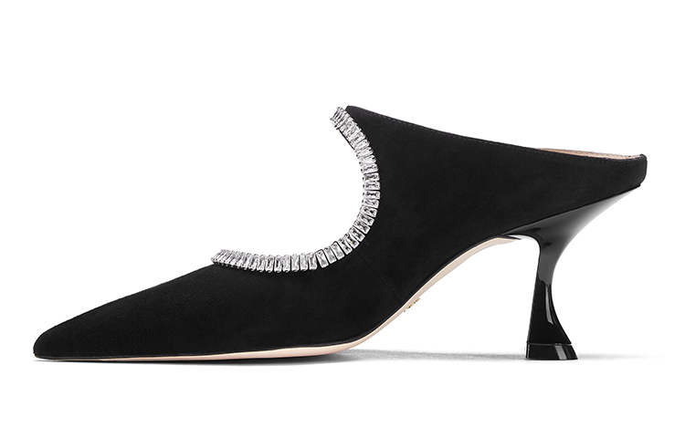 Stuart Weitzman Stuart Weitzman/SW Nubuck Fashion Slim Heel High Heels Women's