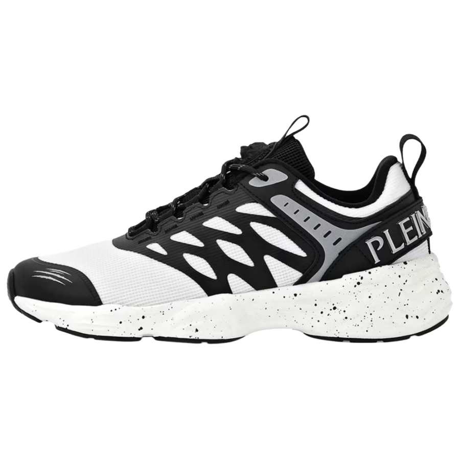 PLEIN SPORT Venom Striker GEN.X.05 Cushioning Low top Casual Shoes Unisex White Black