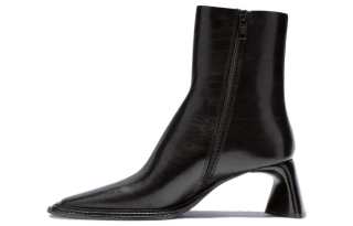 Alexander Wang Booker 60 Ankle Boots 6CM Women's Black