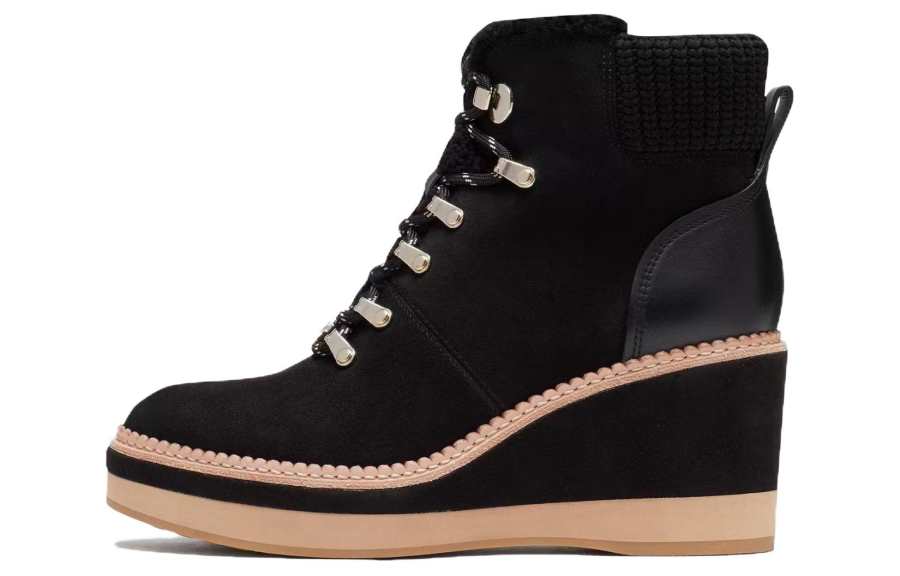 Kate Spade Ankle Boots 5CM Women's Black