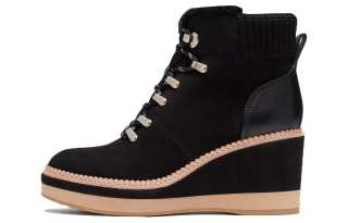 Kate Spade Ankle Boots 5CM Women's Black