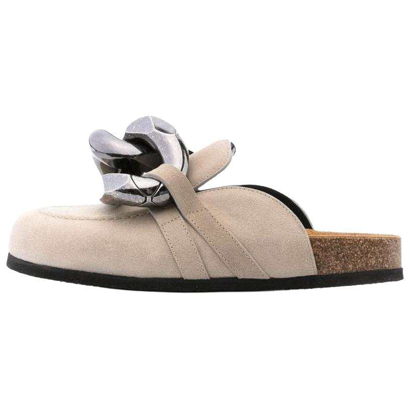 JW Anderson Rubber Sole Slide Slippers Women's Beige