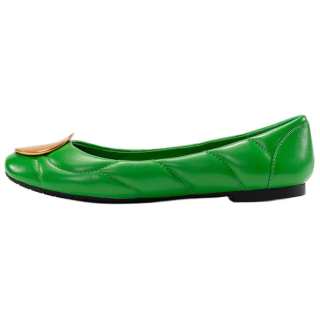 STELLA LUNA Sheepskin Metal Detail Casual Shoes Women's Green