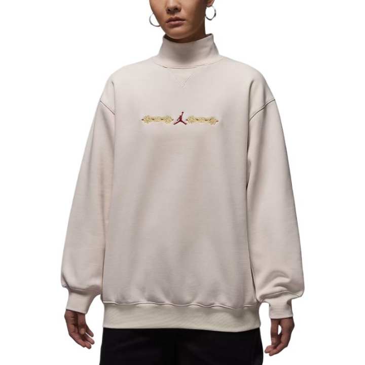 Jordan Jordan Flight Fleece FW25 Comfortable Knitted Fabric, Soft And Plush, Casual Sweatshirts Sweatshirt Women's