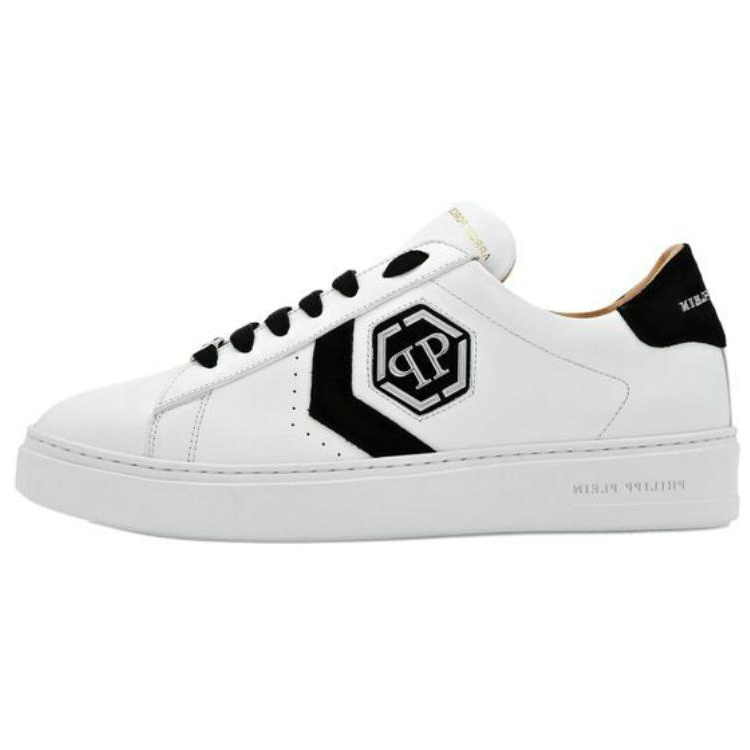 PHILIPP PLEIN Arroe Force Low top Skateboard Shoes Men's White