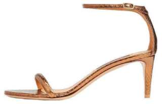 Ralph Lauren Collection One Strap Sandals 6CM Women's Gold