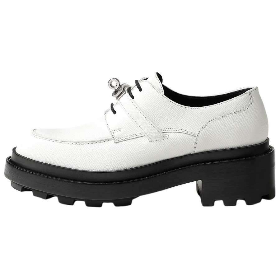 HERMES First Casual Shoes 5CM Women's White