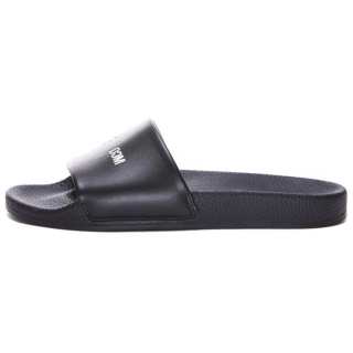 McQ Alexander McQueen Leather Slide Slippers Men's Black