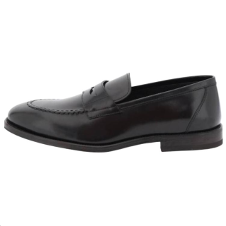 Henderson Baracco Leather Loafers Men's Dark Brown