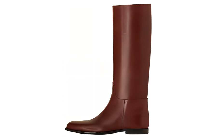 ETRO Leather Flat Riding Boots