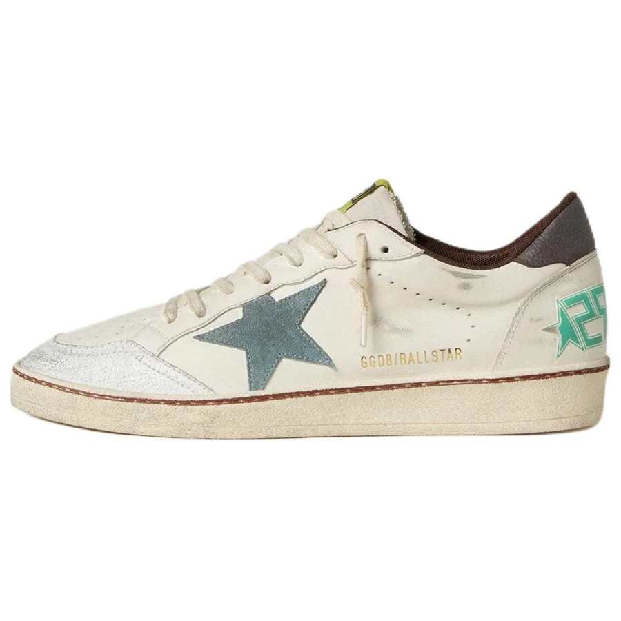 Golden Goose Ball Star Low top Skateboard Shoes Men's White
