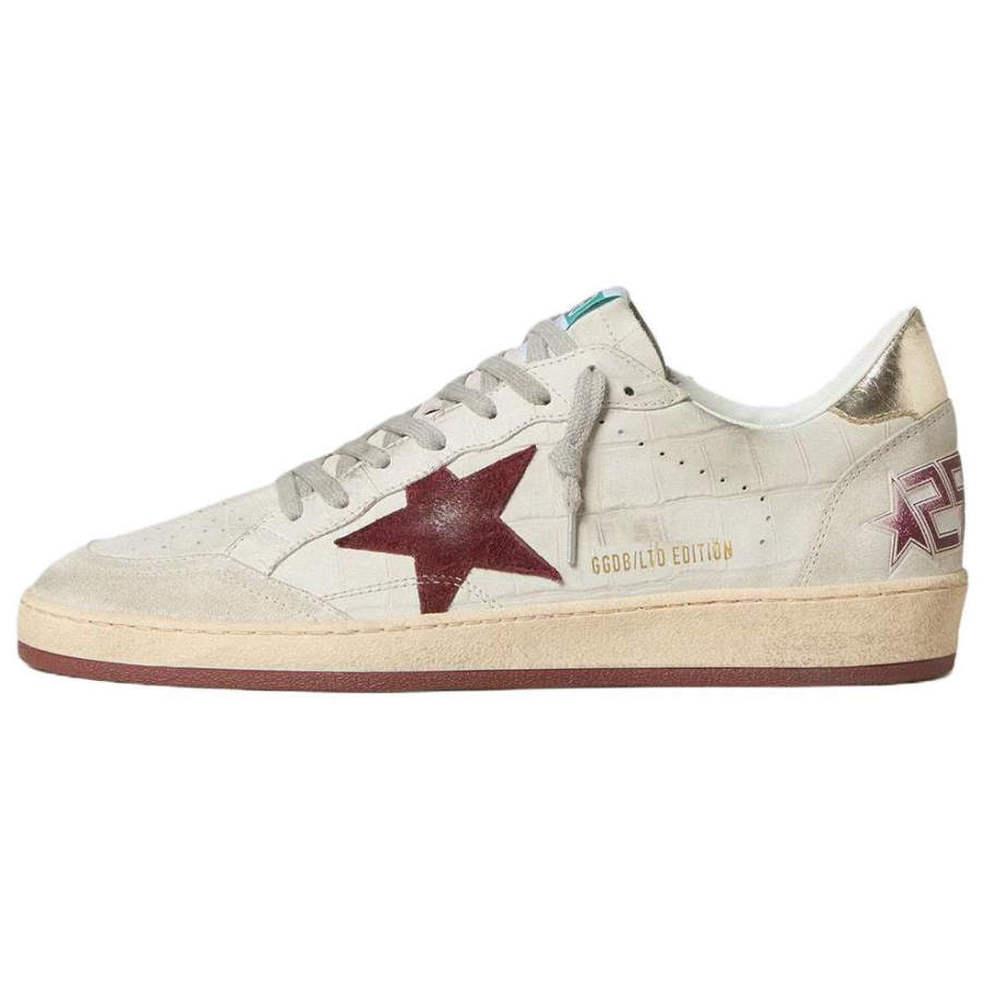Golden Goose Ball Star Low top Skateboard Shoes Men's White