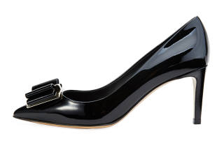 FERRAGAMO Slim Heel High Heels 7cm Women's Black