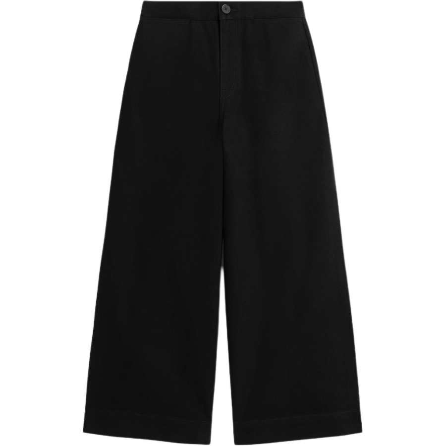 COS Jeans Women's Black Moderate Wide Leg Pants