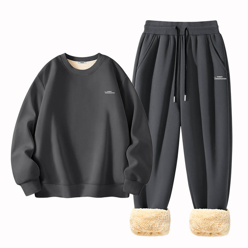 MINISO MINISO Fall Winter Sweatshirt Set Unisex