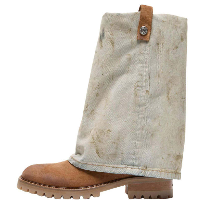 Acne Studios Acne Studios Knee high Boots 5CM Men's Gray